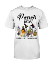 Parrots Make Me Happy Humans Make My Head Hurt Premium Fit Mens Tee thumbnail