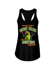 Military Macaw Mommy Lover Ladies Flowy Tank thumbnail