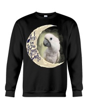 Umbrella Cockatoo I Love You To The Moon And Back Crewneck Sweatshirt thumbnail