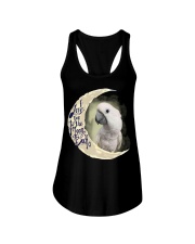 Umbrella Cockatoo I Love You To The Moon And Back Ladies Flowy Tank thumbnail