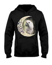 Umbrella Cockatoo I Love You To The Moon And Back Hooded Sweatshirt thumbnail