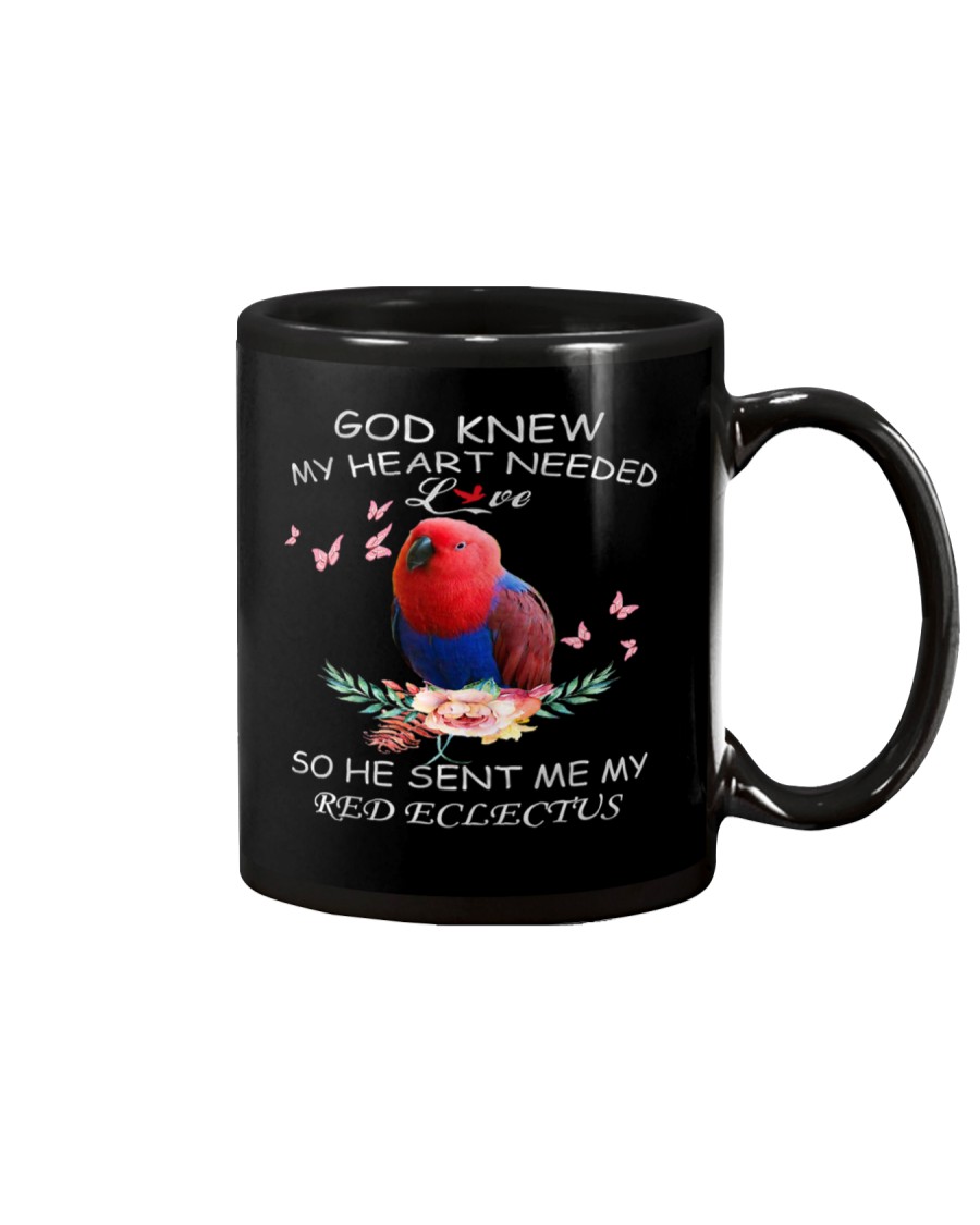 My Heart Needed Red Eclectus Mug