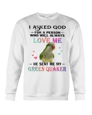 My Green Quaker Loves Me Crewneck Sweatshirt thumbnail