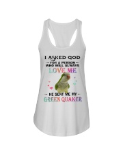 My Green Quaker Loves Me Ladies Flowy Tank thumbnail