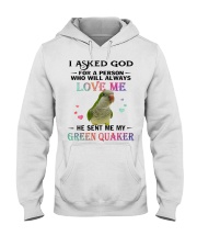 My Green Quaker Loves Me Hooded Sweatshirt thumbnail