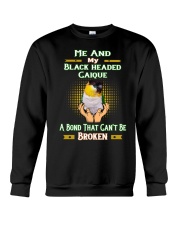 True Love Me And My Black Headed Caique Crewneck Sweatshirt thumbnail