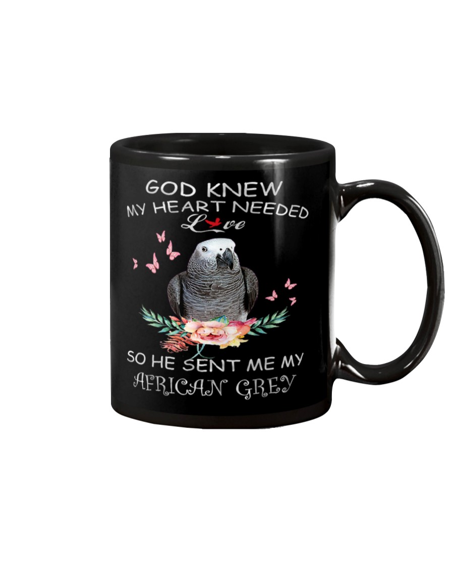 My Heart Needed African Grey Mug