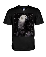 Lovely African Grey V-Neck T-Shirt thumbnail