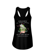 My Heart Needed Green Quaker Ladies Flowy Tank thumbnail