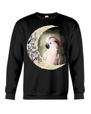 Moluccan Cockatoo I Love You To The Moon And Back Crewneck Sweatshirt thumbnail