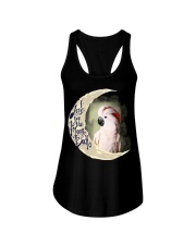 Moluccan Cockatoo I Love You To The Moon And Back Ladies Flowy Tank thumbnail
