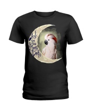 Moluccan Cockatoo I Love You To The Moon And Back Ladies T-Shirt thumbnail