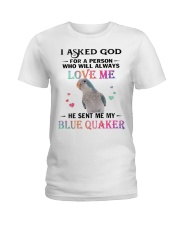 My Blue Quaker Loves Me Ladies T-Shirt thumbnail