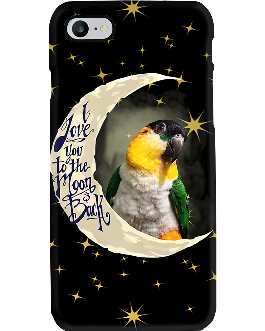 Black Head Caique Phone Case