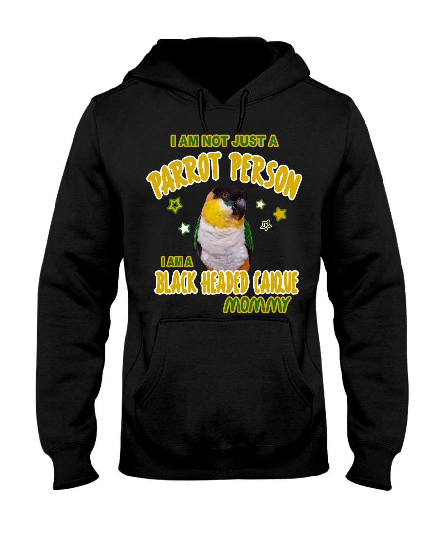 Black Headed Caique Mommy Lover Hooded Sweatshirt