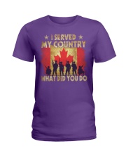 Served My Country Ladies T-Shirt thumbnail