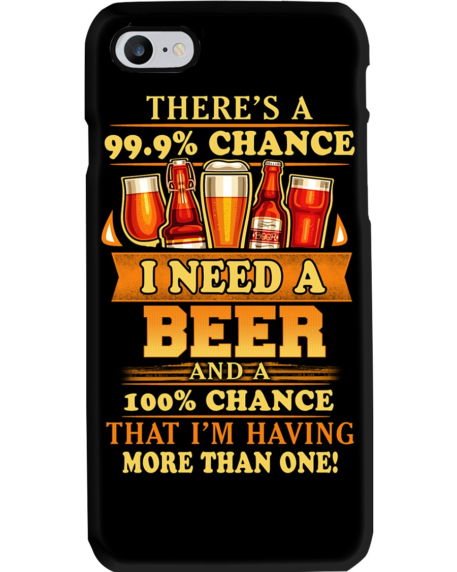 I Need A Beer Phone Case