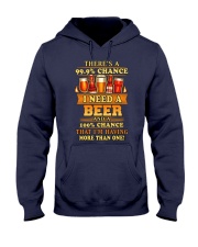 I Need A Beer Hooded Sweatshirt thumbnail
