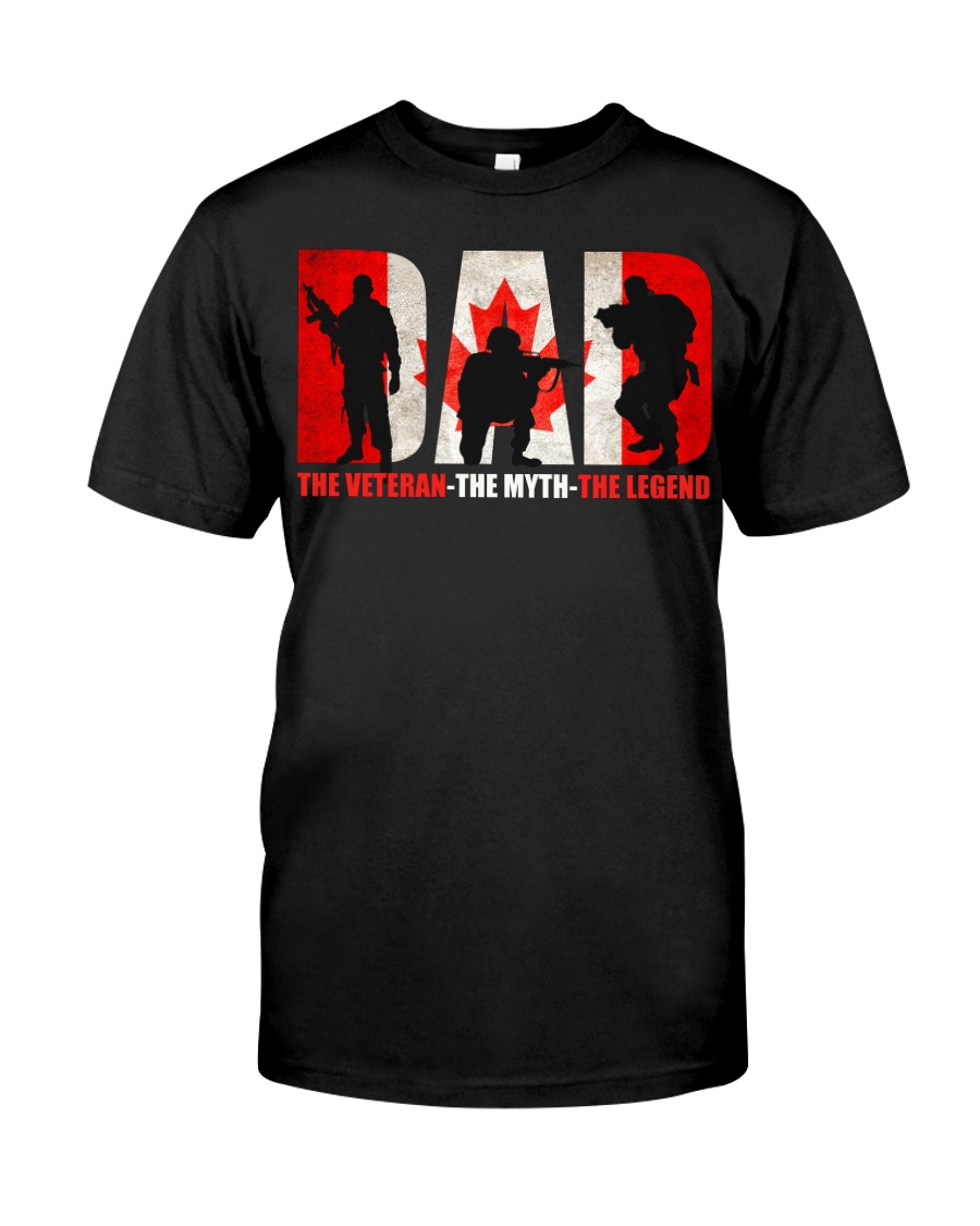 Canadian Veteran Grandpa-DAD Classic T-Shirt