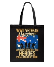 WWII Veteran Daughter Tote Bag thumbnail