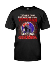 Australian Veteran Grandpa-The Only Thing Classic T-Shirt front