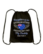 AU Veteran's Daughter-Dad Paid Drawstring Bag thumbnail