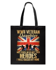 WWII Veteran Daughter Tote Bag thumbnail