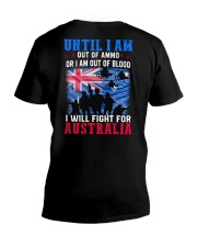 Fight For Australia V-Neck T-Shirt thumbnail