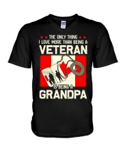 Being A Grandpa Canada V-Neck T-Shirt thumbnail