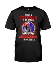 Australian Veteran Grandpa-Priceless Classic T-Shirt front