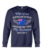 AU Veteran's Wife-Husband Paid Crewneck Sweatshirt thumbnail