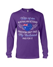 AU Veteran's Wife-Husband Paid Long Sleeve Tee thumbnail
