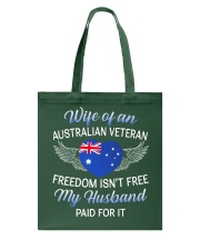AU Veteran's Wife-Husband Paid Tote Bag thumbnail