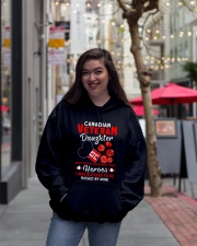 Hero Canadian Veteran Daughter Hooded Sweatshirt lifestyle-unisex-hoodie-front-2
