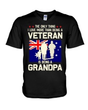Being A Grandpa Au V-Neck T-Shirt thumbnail