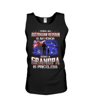 Australian Veteran Grandpa-Priceless Unisex Tank thumbnail