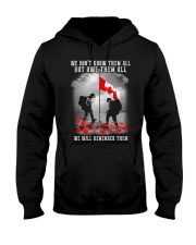 Remember Them Hooded Sweatshirt front