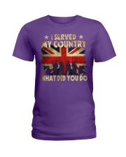 Served My Country Ladies T-Shirt thumbnail