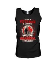 Canadian Veteran Grandpa-Priceless Unisex Tank thumbnail