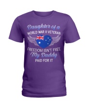 AU WWII Veteran's Daughter-Dad Paid Ladies T-Shirt thumbnail