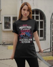 A Woman Raised By An Australian Veteran Classic T-Shirt apparel-classic-tshirt-lifestyle-19