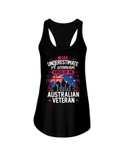 A Woman Raised By An Australian Veteran Ladies Flowy Tank thumbnail