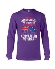 A Woman Raised By An Australian Veteran Long Sleeve Tee thumbnail