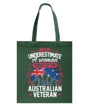 A Woman Raised By An Australian Veteran Tote Bag thumbnail