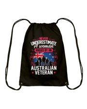A Woman Raised By An Australian Veteran Drawstring Bag thumbnail
