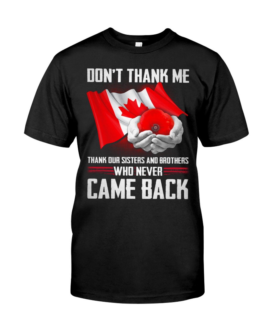 CA Veteran-Don't Thank Classic T-Shirt