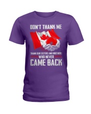 CA Veteran-Don't Thank Ladies T-Shirt thumbnail