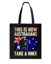 Australians Take A Knee Tote Bag thumbnail