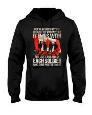 Flag Doesn't Fly Hooded Sweatshirt front