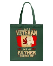 I'm A Veteran Tote Bag thumbnail